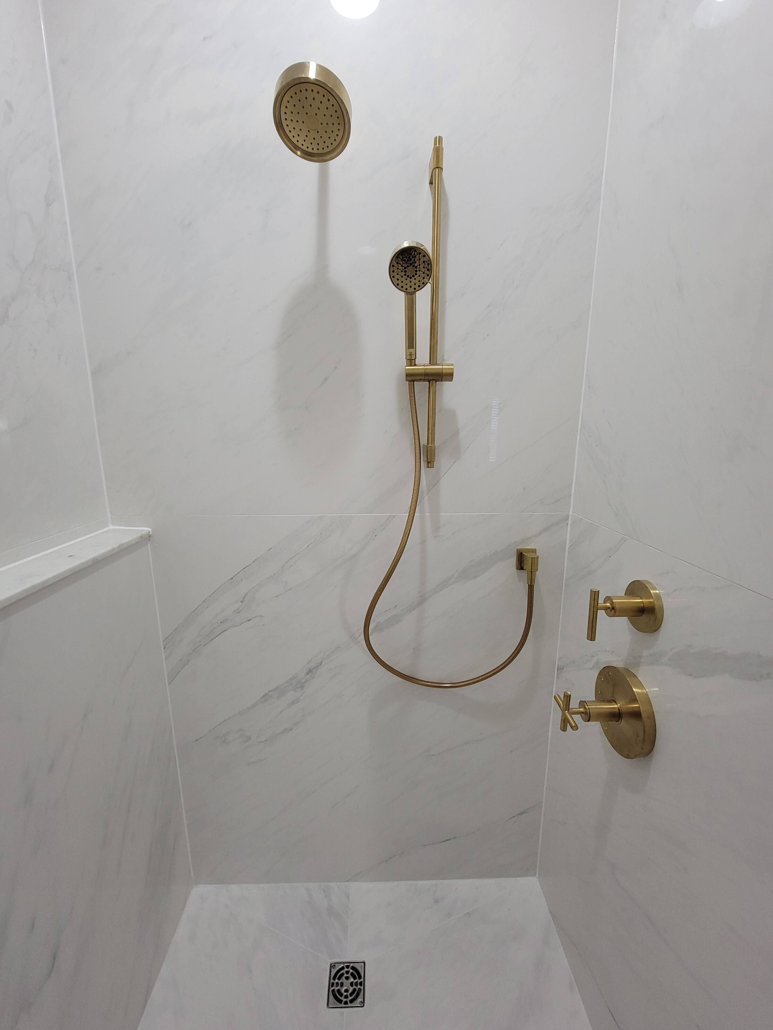 Steam shower remodel
